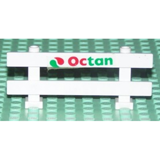 Fence 1 x 8 x 2 2/3 with Octan Logo Pattern (Sticker) - Set 6551