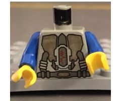 Torso Space LoM Gold Triangular Machinery and Belt Pattern / Blue Arms / Yellow Hands