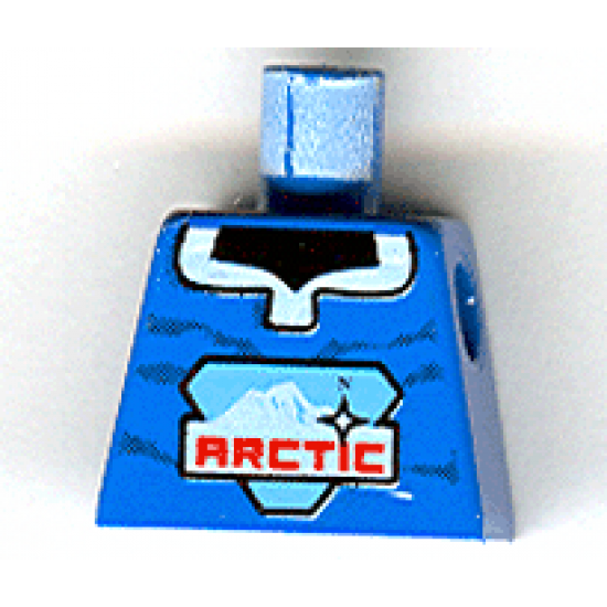 Torso Arctic Logo Large on Open Collar Pullover Pattern
