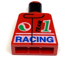 Torso Jacket, Octan Logo, Green '1', Blue 'Racing' Pattern