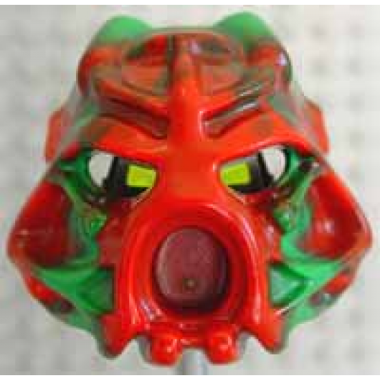 Bionicle, Kanohi Mask Hau Nuva Poisoned - Red Forehead