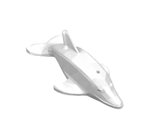 Dolphin with Normal Connection and Axle Holder