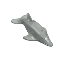Dolphin with Normal Connection and Axle Holder