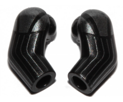 Arm, (Matching Left and Right) Pair with Silver Armor and Stripes Pattern