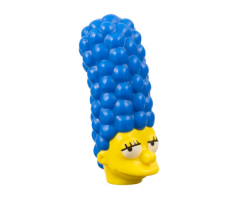 Minifigure, Head, Modified Simpsons Marge Simpson - Eyes Looking Right Pattern