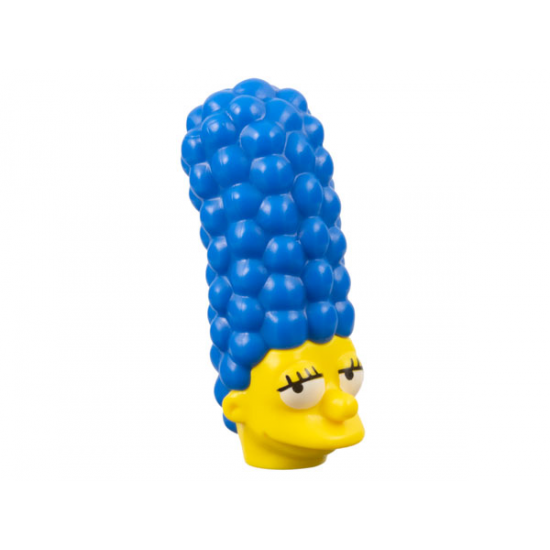 Minifigure, Head, Modified Simpsons Marge Simpson - Eyes Looking Right Pattern