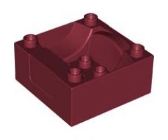 Duplo, Train Cab / Tender Base with Bottom Tube