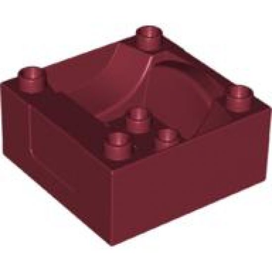 Duplo, Train Cab / Tender Base with Bottom Tube