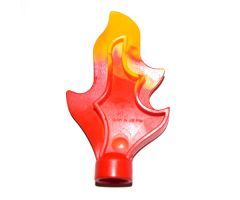 Duplo Wave (Fire, Water, Flame) 2 x 1 x 5 with Marbled Yellow Tip