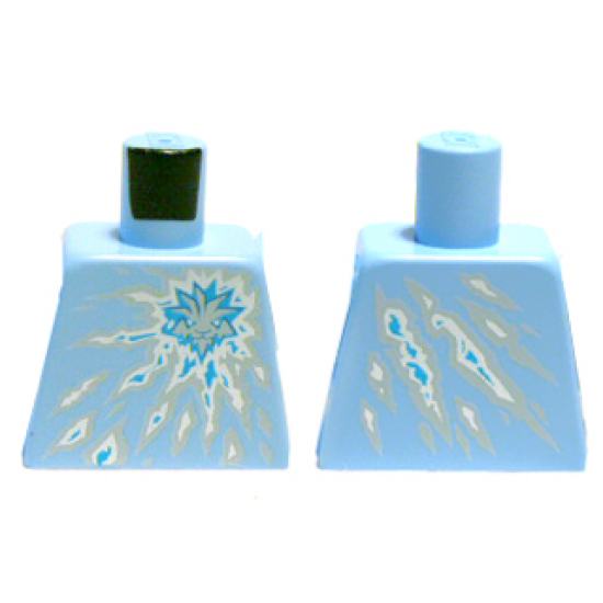 Torso Ninjago Ice Energy Pattern (NRG Zane)