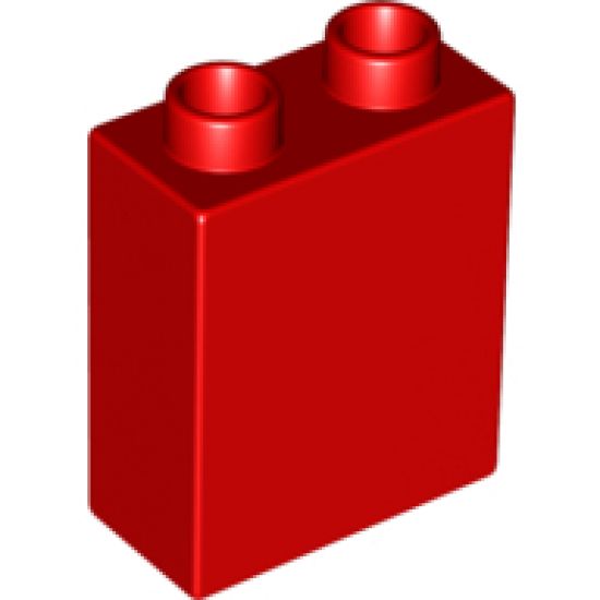 Duplo, Brick 1 x 2 x 2 with Train Ticket Pattern
