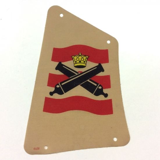 Cloth Sail 2 with Crossed Cannons Pattern