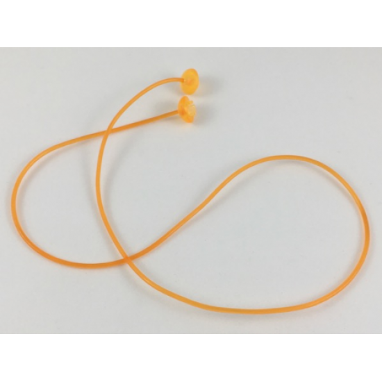 Clikits Cord, Jelly String with 2 Trans-Light Orange Caps - 375mm - Top Attachment