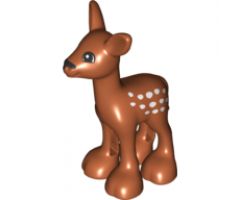Duplo, Animal Deer Baby Fawn, Eyes White on Front and Back