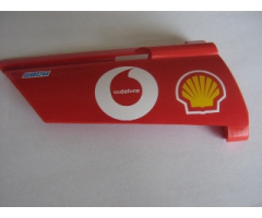 Technic, Panel Fairing #21 Large Long, Small Hole, Side B with Shell and Vodafone Logo Pattern (Sticker) - Set 8386