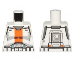 Torso SW Armor Republic Trooper with Orange Stripe Pattern