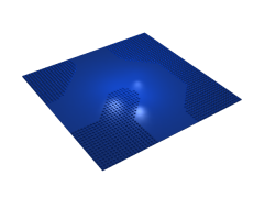 Baseplate, Road 50 x 50 with 3-way Curve