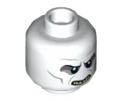 Minifigure, Head Alien with HP Voldemort with Teeth Pattern - Hollow Stud