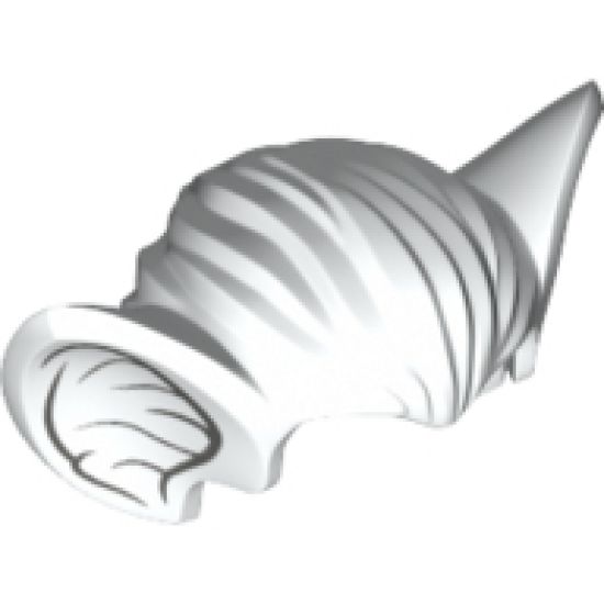 Minifigure, Hair Bat Ears and Dark Bluish Gray Inner Ear Contour Lines Pattern