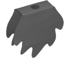 Minifigure, Body Wear Cape Cloth, Dementor Style