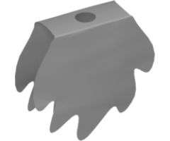 Minifigure, Body Wear Cape Cloth, Dementor Style