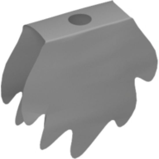 Minifigure, Body Wear Cape Cloth, Dementor Style