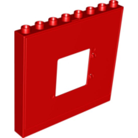 Duplo, Building Wall 1 x 8 x 6 with Window Opening