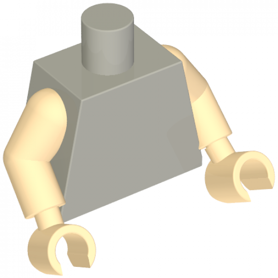 Torso Spider-Man Dr. Octavious Pattern / Light Nougat Arms / Light Nougat Hands