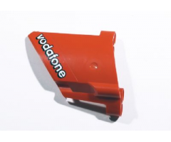Technic, Panel Fairing #23 Large Short, Small Hole, Side B with 'vodafone' Pattern (Sticker) - Set 8674