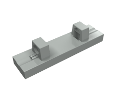 Hinge Tile 1 x 4 Locking Dual 1 Fingers on Top
