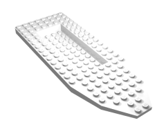 Boat Hull Unitary 22 x 8 x 2 1/3, Top