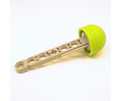 Projectile Launcher Arrow, Liftarm Shaft with Solid Lime Rubber End