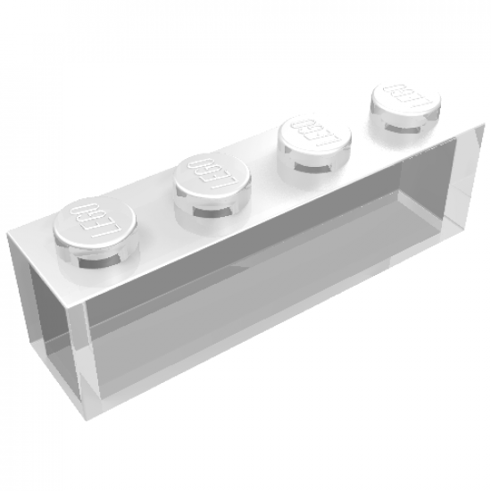 Brick 1 x 4 without Bottom Tubes