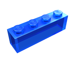 Brick 1 x 4 without Bottom Tubes