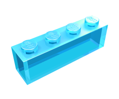 Brick 1 x 4 without Bottom Tubes