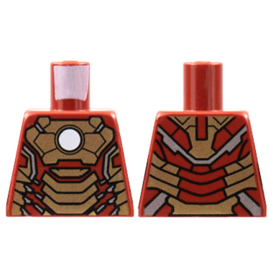 Torso Armor with White Circle and Gold Plates (Mark 42) Pattern