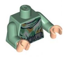 Torso SW Camouflage Pattern Weapon Belt / Sand Green Arms / Light Nougat Hands