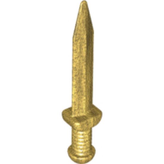 Minifigure, Weapon Sword, Roman Gladius with Thick Crossguard