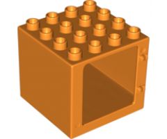 Duplo, Building Door / Window Frame 4 x 4 x 3 Thin Top