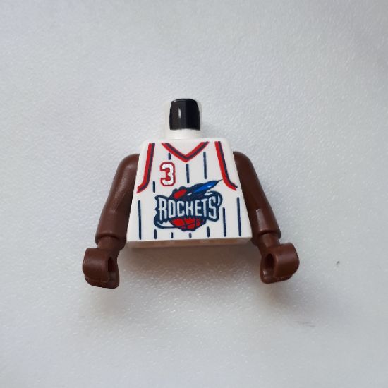 Torso NBA Houston Rockets #3 Pattern / Brown NBA Arms
