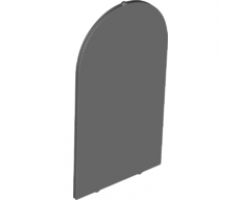 Glass for Door Frame 1 x 6 x 7 Rounded Pillars with Top Arch and Notches