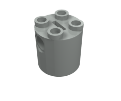 Brick, Round 2 x 2 x 2 Robot Body - without Bottom Axle Holder