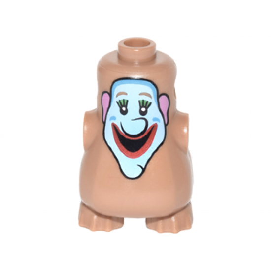 Body, Nexo Knights Scurrier with Clown Face Pattern (The Beatles Jeremy Hillary Boob)