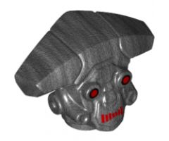 Minifigure, Head, Modified SW M-OC Hunter Droid Pattern