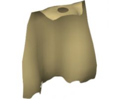Minifigure, Body Wear Cape Cloth, Long with Tattered Edge (Magna Guard)