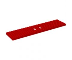 Train Base 6 x 28 with 3 Round Holes Each End