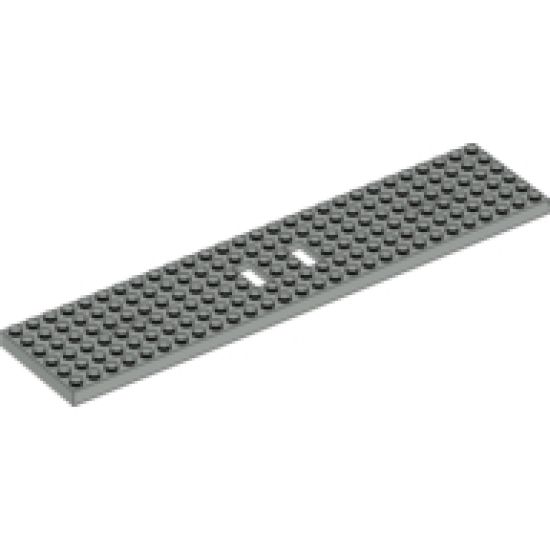 Train Base 6 x 28 with 3 Round Holes Each End