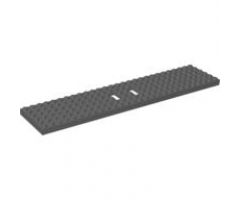 Train Base 6 x 28 with 3 Round Holes Each End