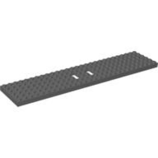 Train Base 6 x 28 with 3 Round Holes Each End