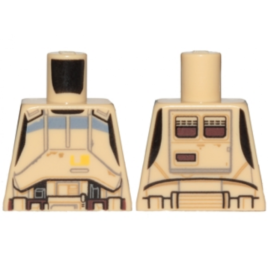 Torso SW Scarif Stormtrooper Armor Pattern